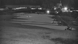 Horní část sjezdovky skiareálu Hlubočky