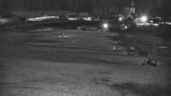 Horní část sjezdovky skiareálu Hlubočky