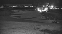 Horní část sjezdovky skiareálu Hlubočky