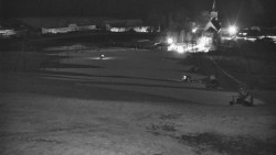 Horní část sjezdovky skiareálu Hlubočky