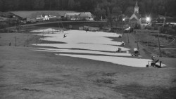 Horní část sjezdovky skiareálu Hlubočky