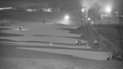 Horní část sjezdovky skiareálu Hlubočky