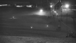 Horní část sjezdovky skiareálu Hlubočky