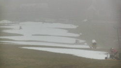 Horní část sjezdovky skiareálu Hlubočky