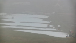 Horní část sjezdovky skiareálu Hlubočky