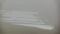 Horní část sjezdovky skiareálu Hlubočky