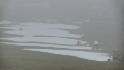 Horní část sjezdovky skiareálu Hlubočky