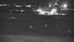 Horní část sjezdovky skiareálu Hlubočky