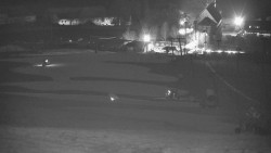 Horní část sjezdovky skiareálu Hlubočky