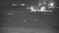 Horní část sjezdovky skiareálu Hlubočky