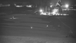 Horní část sjezdovky skiareálu Hlubočky