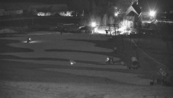 Horní část sjezdovky skiareálu Hlubočky