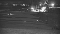 Horní část sjezdovky skiareálu Hlubočky