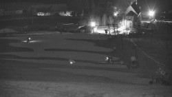 Horní část sjezdovky skiareálu Hlubočky