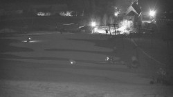 Horní část sjezdovky skiareálu Hlubočky