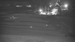 Horní část sjezdovky skiareálu Hlubočky