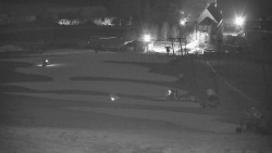 Horní část sjezdovky skiareálu Hlubočky