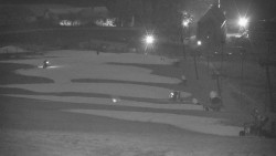 Horní část sjezdovky skiareálu Hlubočky