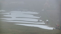 Horní část sjezdovky skiareálu Hlubočky