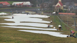 Skiareál Hlubočky - Horní část sjezdovky skiareálu Hlubočky - 7.12.2025 v 11:00 Skiareál Hlubočky - Horní část sjezdovky skiareálu Hlubočky - 7.12.2025 v 11:00