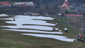 Skiareál Hlubočky - Horní část sjezdovky skiareálu Hlubočky - 7.12.2025 v 16:00 Skiareál Hlubočky - Horní část sjezdovky skiareálu Hlubočky - 7.12.2025 v 16:00