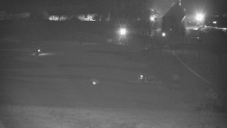 Horní část sjezdovky skiareálu Hlubočky