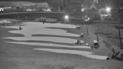 Horní část sjezdovky skiareálu Hlubočky