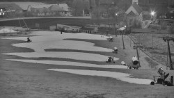 Horní část sjezdovky skiareálu Hlubočky