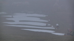 Horní část sjezdovky skiareálu Hlubočky