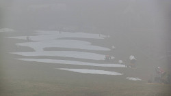 Horní část sjezdovky skiareálu Hlubočky