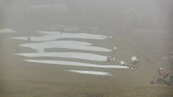 Horní část sjezdovky skiareálu Hlubočky