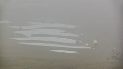 Horní část sjezdovky skiareálu Hlubočky