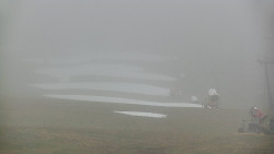 Horní část sjezdovky skiareálu Hlubočky