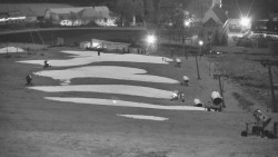 Horní část sjezdovky skiareálu Hlubočky