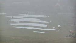 Horní část sjezdovky skiareálu Hlubočky