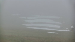 Horní část sjezdovky skiareálu Hlubočky