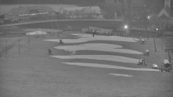 Horní část sjezdovky skiareálu Hlubočky