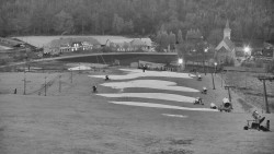 Horní část sjezdovky skiareálu Hlubočky