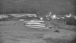 Horní část sjezdovky skiareálu Hlubočky