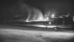 Horní část sjezdovky skiareálu Hlubočky