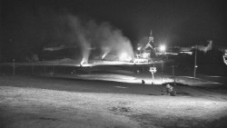 Horní část sjezdovky skiareálu Hlubočky