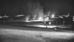 Horní část sjezdovky skiareálu Hlubočky