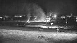 Horní část sjezdovky skiareálu Hlubočky