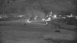 Horní část sjezdovky skiareálu Hlubočky