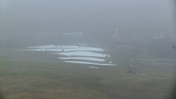 Horní část sjezdovky skiareálu Hlubočky