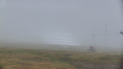 Horní část sjezdovky skiareálu Hlubočky