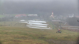 Skiareál Hlubočky - Horní část sjezdovky skiareálu Hlubočky - 19.12.2025 v 09:10 Skiareál Hlubočky - Horní část sjezdovky skiareálu Hlubočky - 19.12.2025 v 09:10