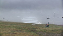 Horní část sjezdovky skiareálu Hlubočky