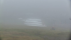 Horní část sjezdovky skiareálu Hlubočky