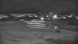 Horní část sjezdovky skiareálu Hlubočky